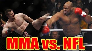 MMA's Deadliest Kicker vs. 340lbs NFL Beast (KILLER KO!)