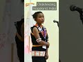 Chakhesang folk song by a young girl