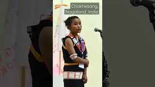 Chakhesang folk song by a young girl