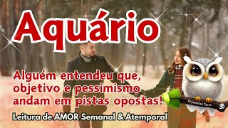 ♒ AQUÁRIO 💘 ALGUÉM ENTENDEU QUE OBJETIVO E PESSIMISMO ANDAM EM PISTAS OPOSTAS!