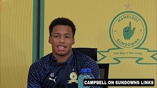 PSL Transfer News - Shandre Campbell On Joining Mamelodi Sundowns