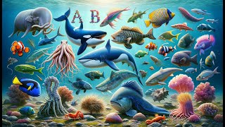 ABC of Sea Creatures: An Oceanic Journey - Alphabet Song for kids