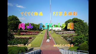 てくてく動画　FS写真撮影　岡山RSKバラ園2022 05