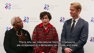 Gender champions for WTO gender \u0026 trade declaration