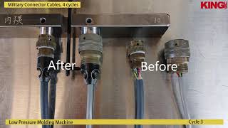 Military Connector Cable Overmolding | Low Pressure Molding- LPM Waterproof Encapsulation, IPX6/IP67