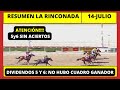 RESUMEN COMPLETO 👉 LA RINCONADA INH hoy Domingo 14 DE JULIO 2024,