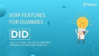 VoIP Features for Dummies - Direct Inward Dial (DID)