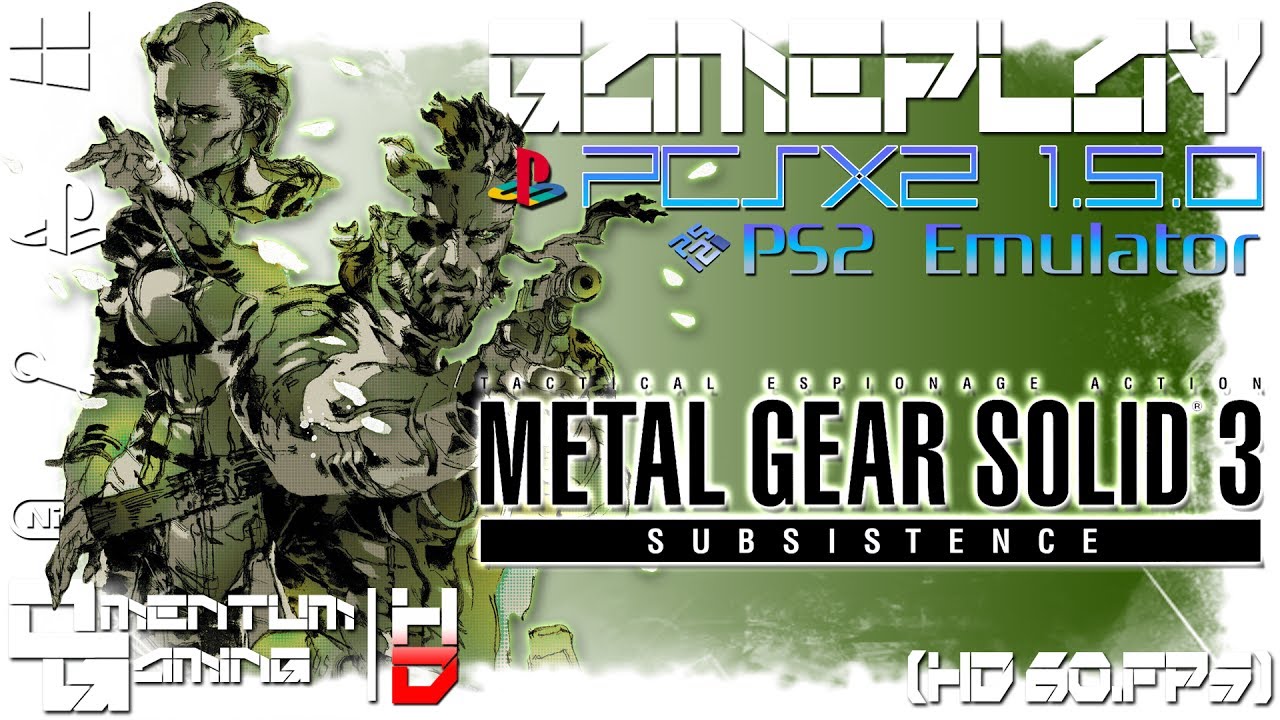 Metal Gear Solid 3: Subsistence - PCSX2 1.5.0 | PS2 Emulator Gameplay ...