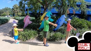 Art of Animation Resort でおさんぽするせんももあいしー