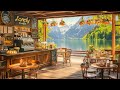 spring coffee shop ambience with smooth jazz music 🌸 relaxing morning jazz music for good mood