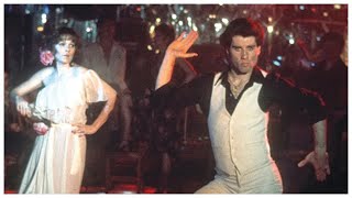 Bee Gees Stayin Alive Extended Remaster - John Travolta Dancing