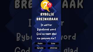 dK  Bybelse Breinkraak 16 Desember 2024