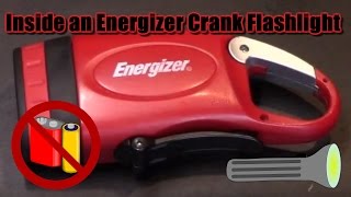 Inside an Energizer Crank Flashlight