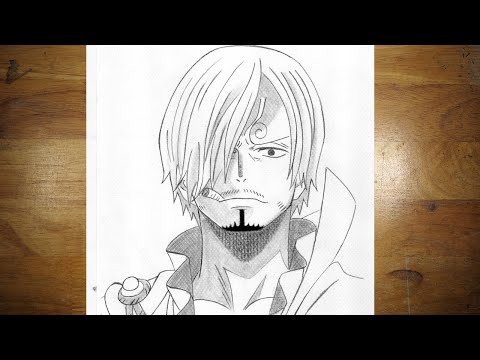 How To Draw Sanji | One Piece - Easy Step By Step Tutorial - YouTube