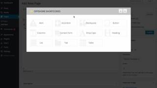 WordPress Shortcodes Modal Concept