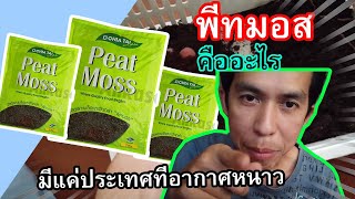 พีทมอส คืออะไร (peat moss)