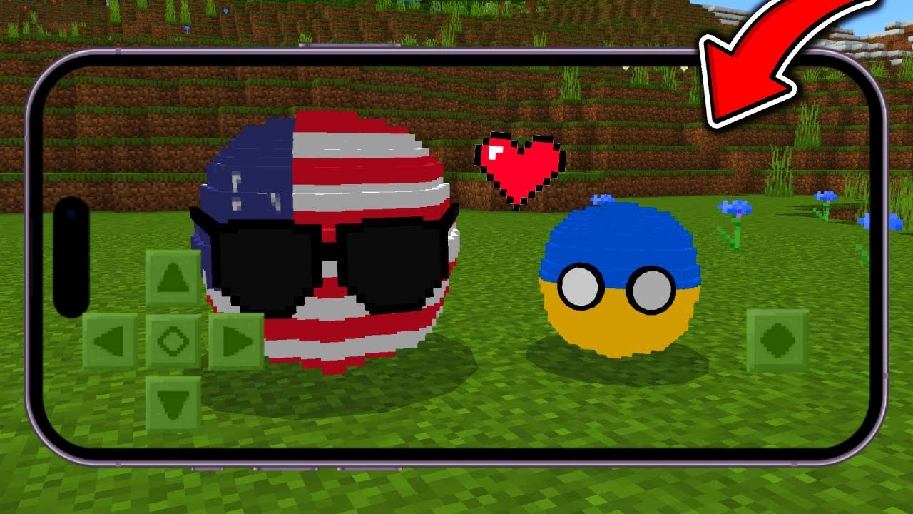 Addon Countryballs For Minecraft Pe Youtube