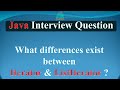 What differences exist between Iterator & ListIterator? | JAVA INTERVIEW QUESTIONS AND ANSWERS