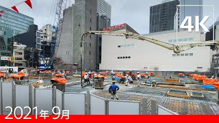 ［4K］堂島→曾根崎→大阪駅前　再開発地めぐり［2021年9月］