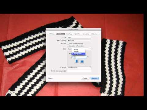 How To Resize a Photo in iPhoto How To Resize a Photo in iPhoto