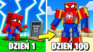 PRZEŻYŁEM 100 DNI jako SPIDERMAN w Minecraft!