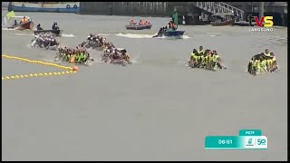 Final sampan Bidar 25 pekayoh lelaki kategori terbuka Regatta Sarawak -yt Alan Channel