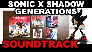 Unboxing SONIC X SHADOW GENERATIONS ORIGINAL SOUNDTRACK with the Amazon.co.jp exclusive Mega Jacket