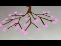 how to make an easy cherry blossom rangoli poster rangoli