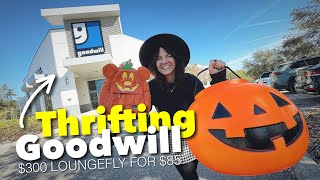 THREE HUNDRED DOLLAR BAG | Thrift With Me | Thrifting Goodwill For Finds On Movies, Disney, \u0026 Dishes