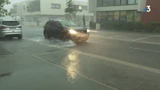 Perpignan : Plafonds effondrés, magasins inondés, voitures emportées, les dégâts après les orages