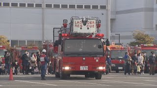 防火・防災活動の士気を高めようと新春恒例の出初め式　高松市