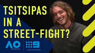 Would you Bring Tsitsipas To A Fight? - Australian Open | Wide World of Sports