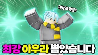 드디어 미친 확률의 아우라를 뽑았습니다.. [Sol's rng]