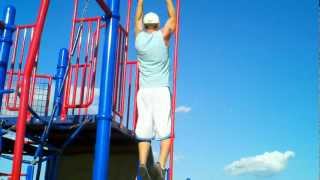 Brandons Pole Climb!!! Missouri Calisthenics 2012