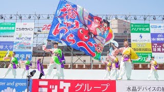 [4K] 播州わらべ　加古川 踊っこまつり 2018 2日目 本部競演場 (中央)