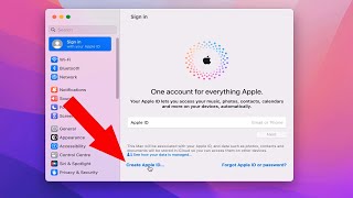 How to create a new apple id in macbook
