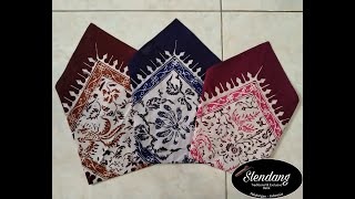 Serbet Makan Motif Batik, Lap Dapur, Serbet Makan Bahan Blacu, Griya Batik Slendang Pekalongan