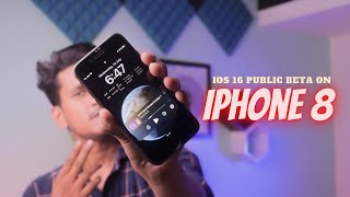 ios 16 Public Beta How to install ? | iPhone 8 | Top 5 Features 🔥
