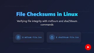 Linux File Integrity: Mastering md5sum & sha256sum Commands