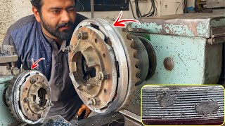 How a Skilled Mechanic Fixes Damaged Clutch Threads of Komatsu D17 Dozer