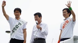 2019年7月14日（日）参議院選 十条駅ローターリー 街頭演説