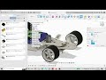 fusion360によるマイコンカーの設計【１９ 前輪回転軸の取付】