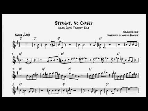 Miles Davis - Straight, No Chaser Trumpet Solo - YouTube