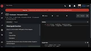 Codewars | Grasshopper - Messi goals function | Python 8 kyu