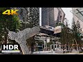 4K HDR 60fps - Walk around Skyscrapers in DOWNTOWN Bangkok 2022 | BTS Phloen Chit | Thailand