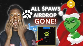 Retrieve Your $PAWS Airdrop in Minutes | Latest $PAWS airdrop update