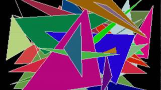 Triangles rasterizer in MSX2 Basic, SCREEN8, 256 colors