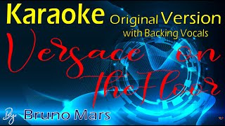 Versace on the Floor karaoke original version with backing vocals by: Bruno Mars