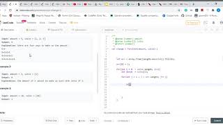 LeetCode - Coin Change 2 - Javascript