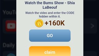 Bums Episode 84 Code | Bums Show Episode 84 | Watch Bums Video Shia LeBeouf code 13 January Code